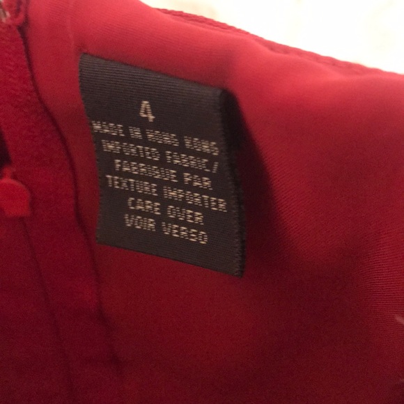 ❤️Anne Klein Red Strapless Cocktail Dress - Small - Picture 7 of 8